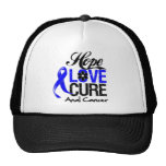 Anal Cancer Hope Love Cure Trucker Hat