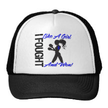 Anal Cancer I Fought Like A Girl and Won Mesh Hats
