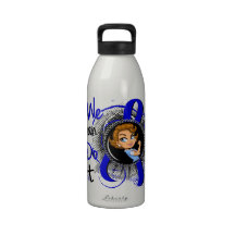 Anal Cancer Rosie Cartoon WCDI Reusable Water Bottles