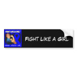 Anal Cancer Rosie Riveter - Fight Like a Girl bumper stickers