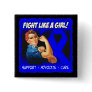 Anal Cancer Rosie Riveter - Fight Like a Girl Pins