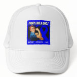 Anal Cancer Rosie Riveter - Fight Like a Girl Trucker Hats
