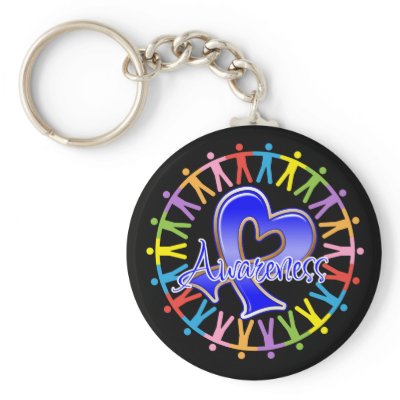 Anal Cancer Unite in Awareness Key Chain by giftsforawareness