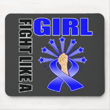Anal Cancer Victory Fight Like A Girl Mouse Pad