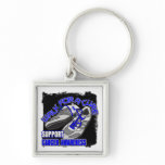 Anal Cancer Walk For A Cure Shoes Keychain