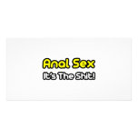Anal Sex...It's The Shit Personalized Photo Card