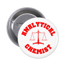 Analytical Chemist Button (red)