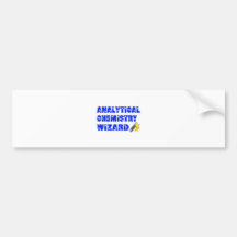 Analytical Chemistry Wizard Bumper Stickers