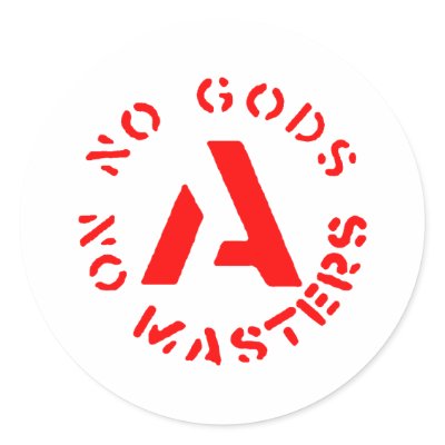 Anarchism - No Gods No Masters Round Sticker by lelandashtray