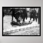 Anarchist Bomb Casualties in New York City 1908 Poster