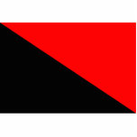 Anarchist, Colombia Political flag photo sculptures