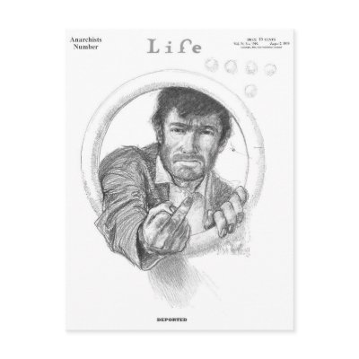 ANARCHISTS MAGAZINE COVER - Vintage Life Post Cards
