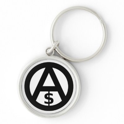 Anarcho Capitalism Keychain by Original304
