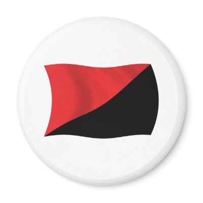 Anarcho-Syndicalism Flag Magnet by LivingFlags2