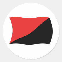 Anarcho-Syndicalism Flag Sticker