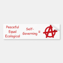 Anarchy Bumper Sticker