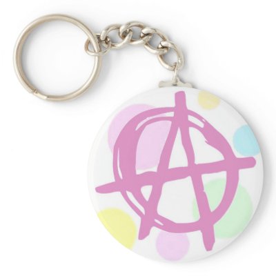 Anarchy Dots Keychain by KrispysKingdom
