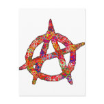 Anarchy Peace Plain Postcard