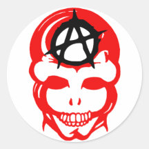 Anarchy Skull 1 Stickers