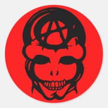 Anarchy Skull 2 Stickers