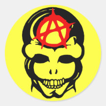 Anarchy Skull 3 Sticker