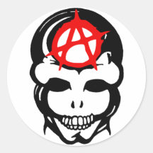Anarchy Skull 3 Sticker