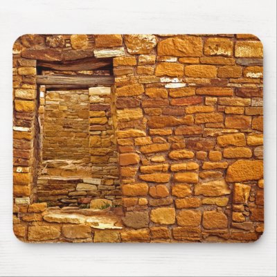 Anasazi Great House Ruins Mousepad by WanderLinArts