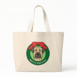 Anatolian Shepherd Christmas Canvas Bags