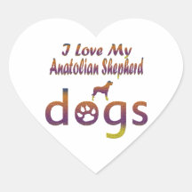 Anatolian Shepherd designs Sticker
