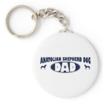 Anatolian Shepherd Dog Dad Keychains