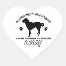 Anatolian Shepherd  Dog Daddy Stickers
