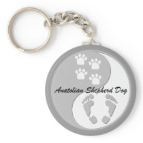 anatolian shepherd dog keychain