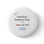 Anatolian Shepherd Dog Lick Design buttons