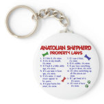 ANATOLIAN SHEPHERD Property Laws 2 Keychain
