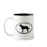 Anatolian Shepherd Silhouette Black Mug