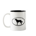 Anatolian Shepherd Silhouette Black Mug