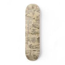 Anatomical Chart from Cyclopaedia 1728 Skateboards