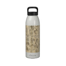 Anatomical Chart from Cyclopaedia 1728 Water Bottle