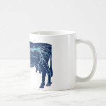 Anatomical Cute Cow Mug
