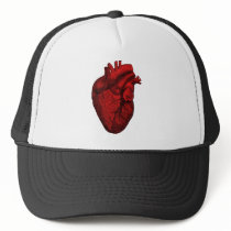 Anatomical Human Heart Mesh Hats
