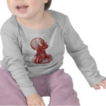 Anatomy Bust Red Tshirts