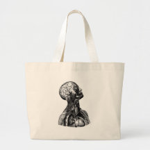 Anatomy Bust Tote Bags