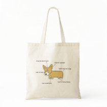 Anatomy of a Corgi Tote Bag