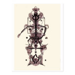 Anatomy of an artist postcards