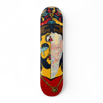 Anatomy of Jesus skateboard