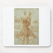 Anatomy of the Neck by Leonardo Da Vinci c. 1515 Mousepad