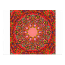 Anca Sofia: Fractals/Mandala, digital art Post Card