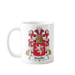 Ancelin Family Crest Coffee Mugs