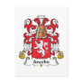 Ancelin Family Crest Post Cards
