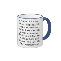 Ancestry Blah Blah Blah Mug mugs